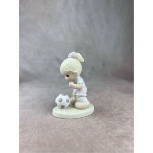 Vintage Precious Moments Figurine You Will Always be a Winner to Me Soccer